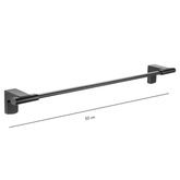 Tema Premium Uzun Havluluk 50 cm Mat Siyah