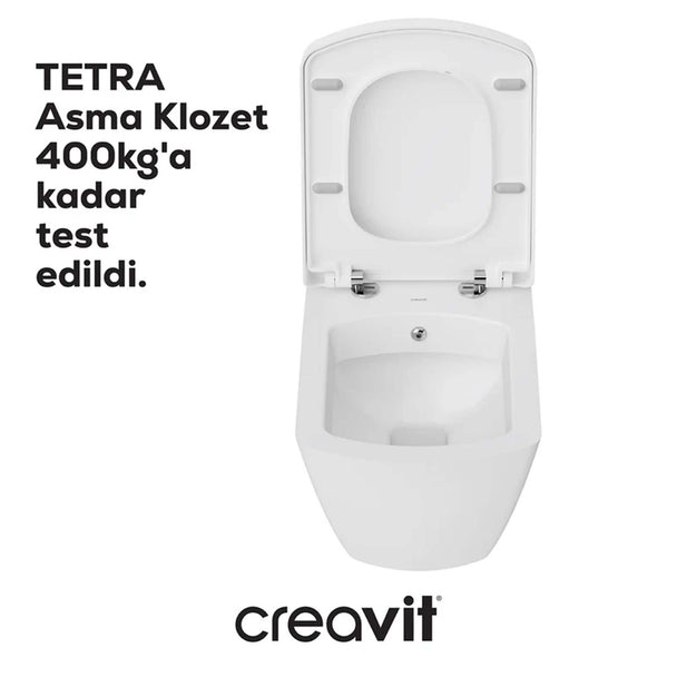 Creavit Tetra Asma Klozet Beyaz
