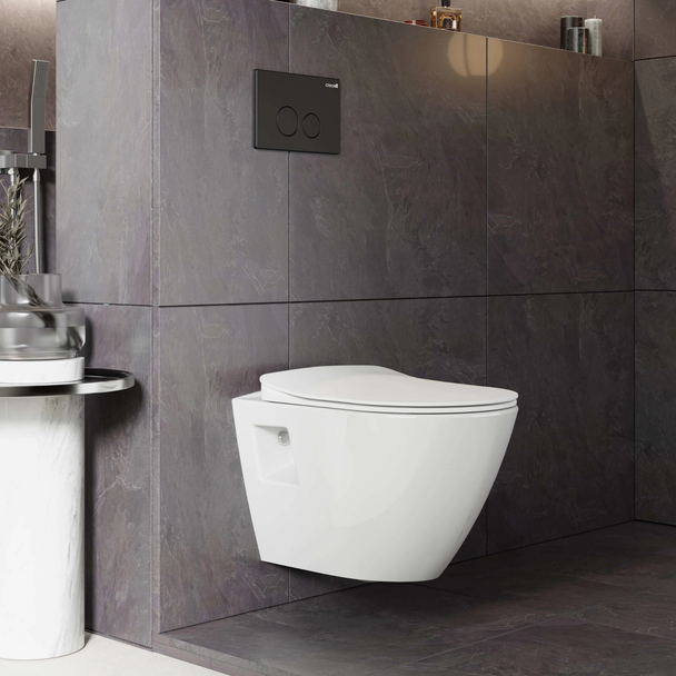 Creavit Terra Rim-Off Asma Klozet Beyaz TP329