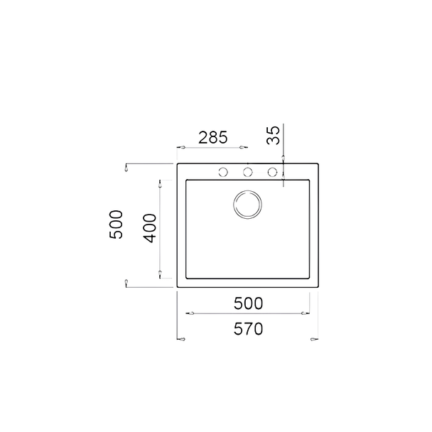 Teka Forsquare 50.40 TG Stone Grey Teknik Görsel