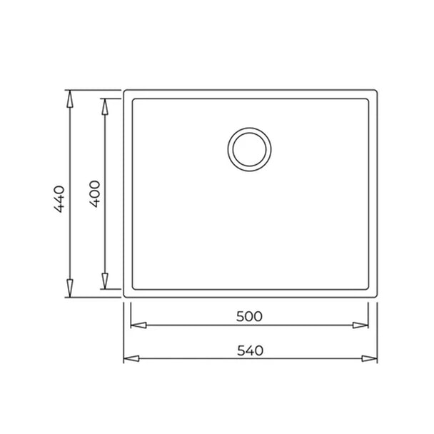 Teka Square 50.40 TG Siyah Eviye