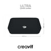 Creavit Ultra 60 cm Lavabo Siyah
