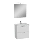 Vitra Mia 60 cm Beyaz Banyo Dolabı + Ayna Seti