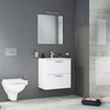 Vitra Mia 60 cm Beyaz Banyo Dolabı + Ayna Seti