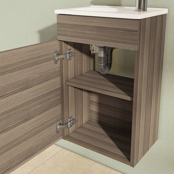 Vitra Mia 40 cm Banyo Dolabı + Ayna Seti Cordoba