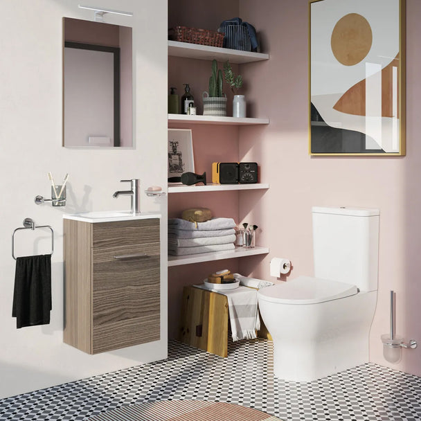 Vitra Mia 40 cm Banyo Dolabı + Ayna Seti Cordoba