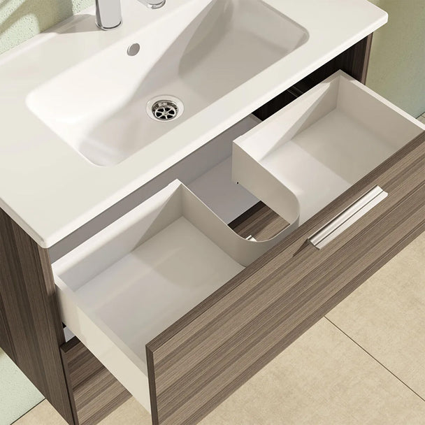 Vitra Mia Cordoba Banyo Dolabı + Ayna Seti 80 cm