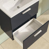 Vitra Mia 60 cm Antrasit Banyo Dolabı + Ayna Seti