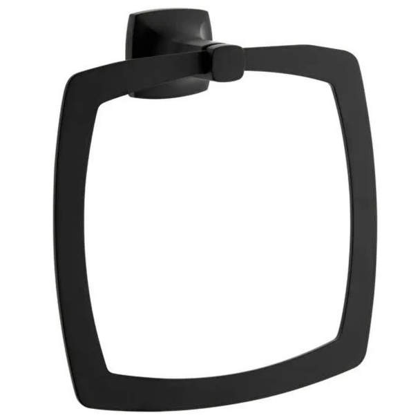 Vitra Base 400 Halka Havluluk Siyah