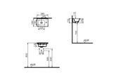 Vitra Mia Etajerli Lavabo 40 cm