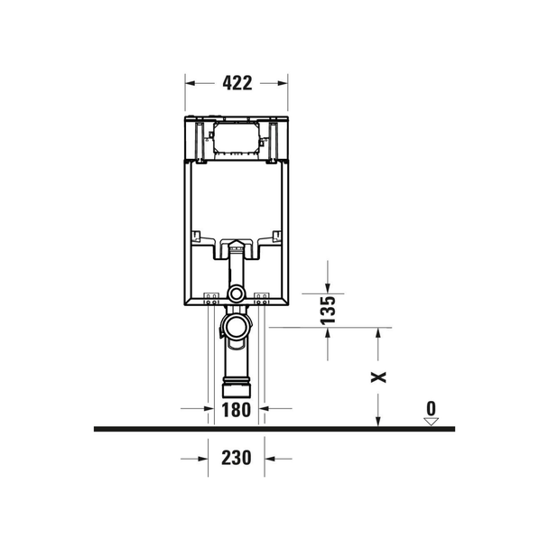 Duravit DuraSystem Gömme Rezervuar 8 cm Tuğla teknik 2