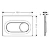 Hansgrohe iFrame Original S Gömme rezervuar kapağı