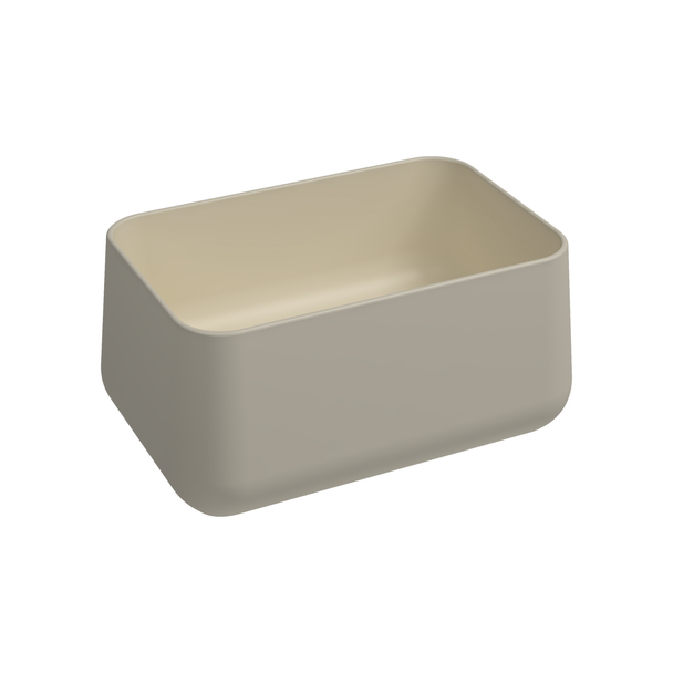 Isvea Allegro Fildişi 60 cm Tezgah Üstü Monoblok Lavabo