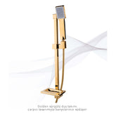Newarc Golden Banyo Sürgülü Üst Takım Altın