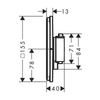 Hansgrohe ShowerSelect Comfort Ankastre Banyo Seti