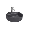 Isvea Infinity 42 cm Antrasit Batarya Delikli Tezgah Üzeri Lavabo