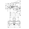 Hansgrohe Focus Banyo Batarya Seti