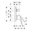 Hansgrohe Focus Ankastre Banyo Seti - Krom