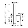 Hansgrohe Pulsify ShowerSelect Termostatik Ankastre Banyo Seti Satin Siyah