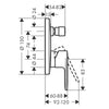 Hansgrohe Pulsify Ankastre Banyo Seti Satin Siyah