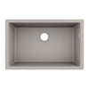 Hansgrohe S510-U660 Tezgah Altı Granit Eviye 660 Beton Grisi + Sifon Takımı + Eviye Süzgeci