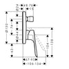 Hansgrohe Logis Ankastre Banyo Seti - Krom -2