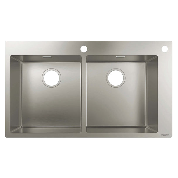 Hansgrohe S71 S712-F765 Tezgah Üstü Çelik Eviye