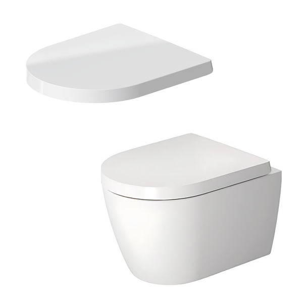 Duravit ME by Starck Kanalsız Asma Klozet + Kapak