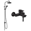 Hansgrohe Vernis Blend 200 Duş Kolonu Seti  Ecosmart Satin Siyah