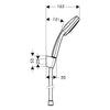 Hansgrohe Finoris Ankastre Banyo Seti - Krom
