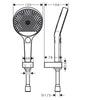 Hansgrohe Rainfinity Rainselect Ankastre Banyo Seti 2 Çıkışlı Satin Beyaz