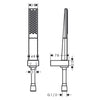 Hansgrohe Raindance Krom E300 ShowerSelect Termostatik Ankastre Banyo Seti