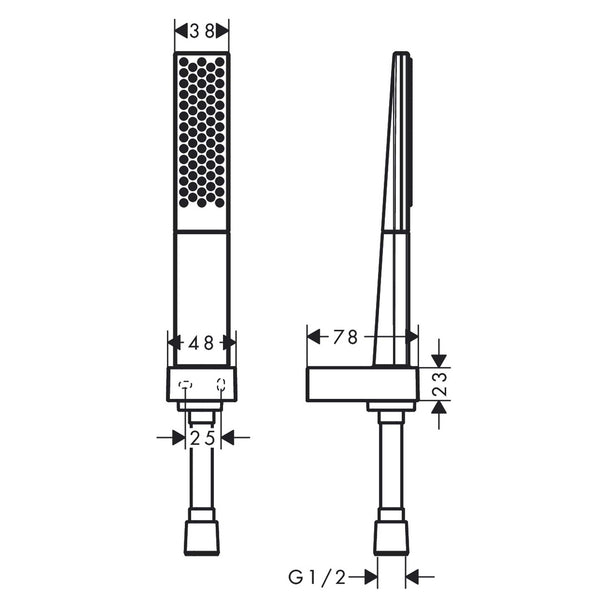 Hansgrohe ShowerSelect 2 Çıkış Seti