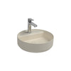 Isvea Infinity Fildişi Batarya Delikli Tezgah Üzeri Lavabo 42 cm