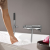 Hansgrohe Finoris Tek Kollu Banyo Bataryası