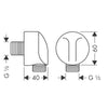 Hansgrohe Focus Ankastre Banyo Seti - Krom
