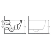 Isvea Vea Cubo Rimless Asma Klozet