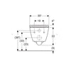 Geberit Smyle Square TurboFlush Asma Klozet Seti