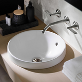 Geberit VariForm Tezgah Üstü Lavabo Yuvarlak 40 cm
