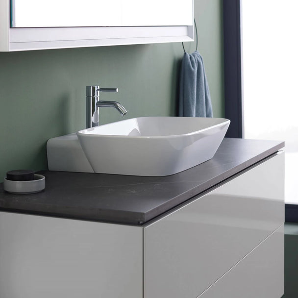 Geberit One Çanak Lavabo Yatay Çıkış 50x42 Batarya Delikli