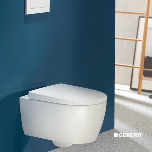 Geberit iCon TurboFlush Asma Klozet ve Kapak Seti