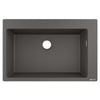 Hansgrohe S51 S510-F660 Ankastre Granit Eviye Taş Grisi + Sifon Takımı + Eviye Süzgeci