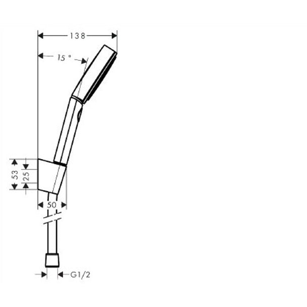Hansgrohe Pulsify 3Jet Porter Duş Seti 1,25 m Ecosmart