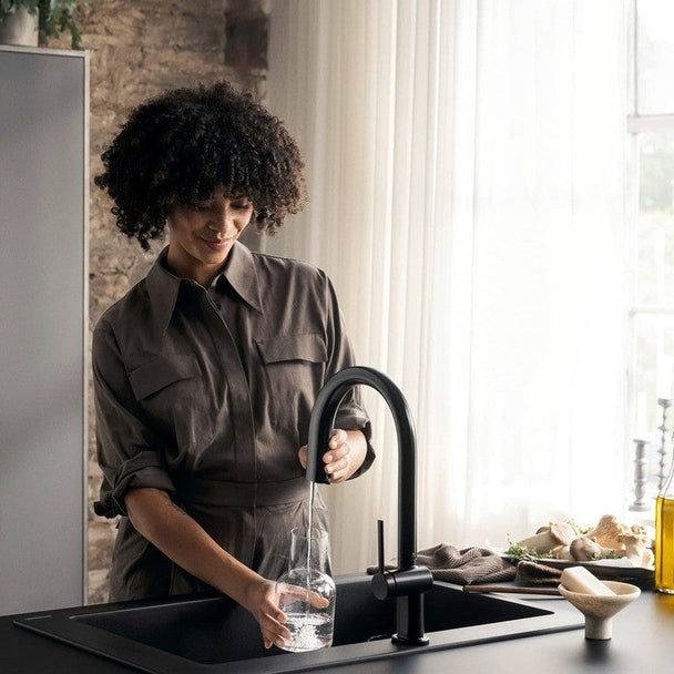 Hansgrohe Aqittura M91 Eviye Bataryası 210 Filtre Sistemi Çekilebilir Gaga,1jet, Başlangıç Kiti