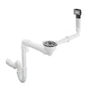 Hansgrohe S514-F450 Ankastre Granit Eviye Sol Damlalık Beton Grisi + Sifon Takımı + Süzgeç