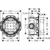 Hansgrohe Talis E Ankastre Banyo Seti Satin Beyaz - 1