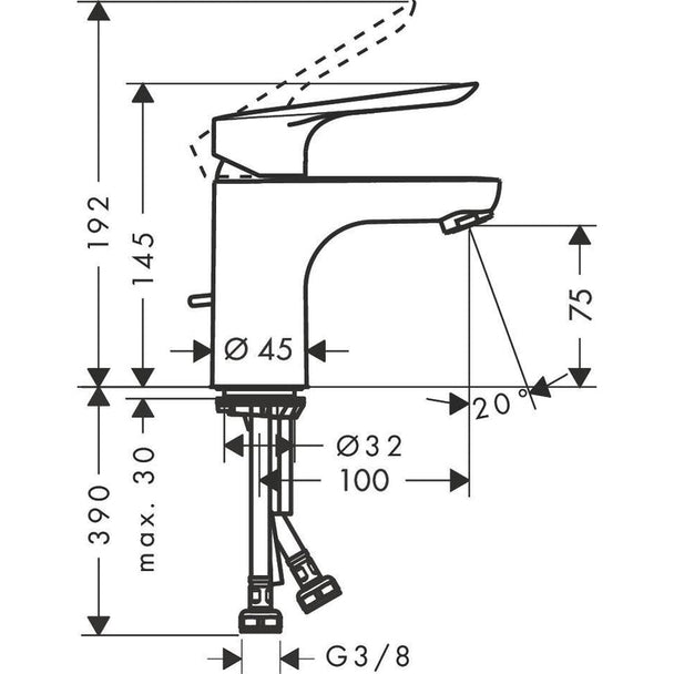 Hansgrohe Logis E Banyo Batarya Seti - 2