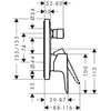 Hansgrohe Talis E Ankastre Banyo Seti Satin Beyaz - 1