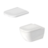 Duravit Happy D.2 Rimless Asma Klozet ve Kapak Seti Beyaz