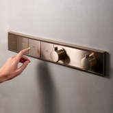 Hansgrohe RainSelect Mat Bronz Termostatik Ankastre Banyo Bataryası 3 Çıkış
